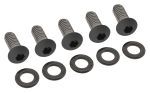 BLACK STAINLESS STEEL DERBY COVER SCREWS